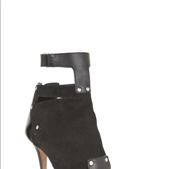 Halia leather booties HERVE LEGER by Max azria - Picture 5 of 6